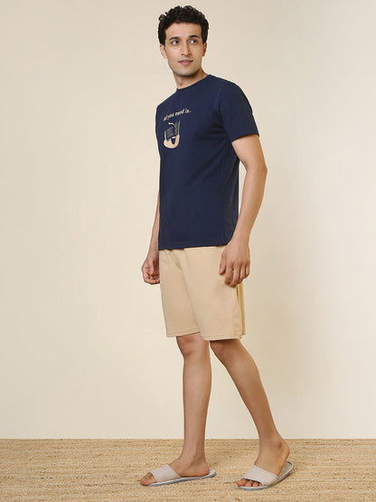 Sleepz Men Multi-Colour Solid Cotton Garment Kit