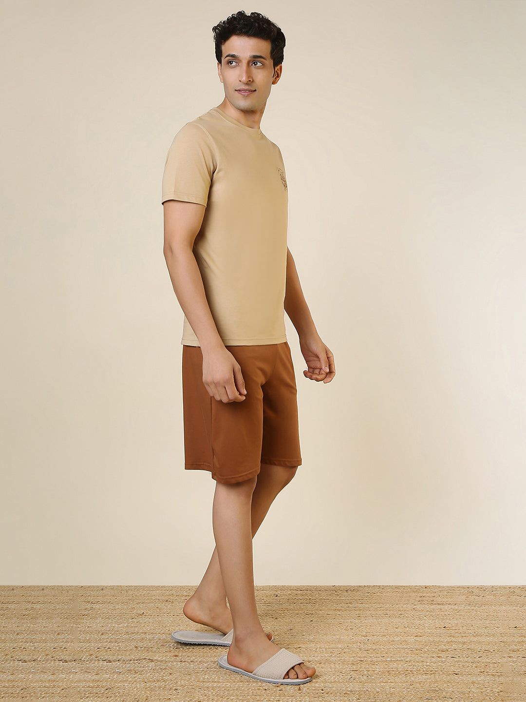 Sleepz Men Multi-Colour Solid Cotton Garment Kit