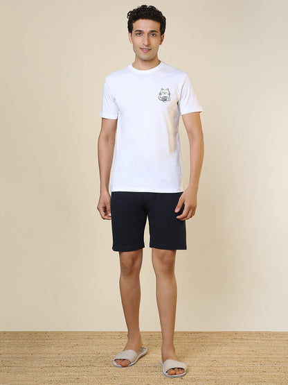 Sleepz Men Multi-Colour Solid Cotton Garment Kit