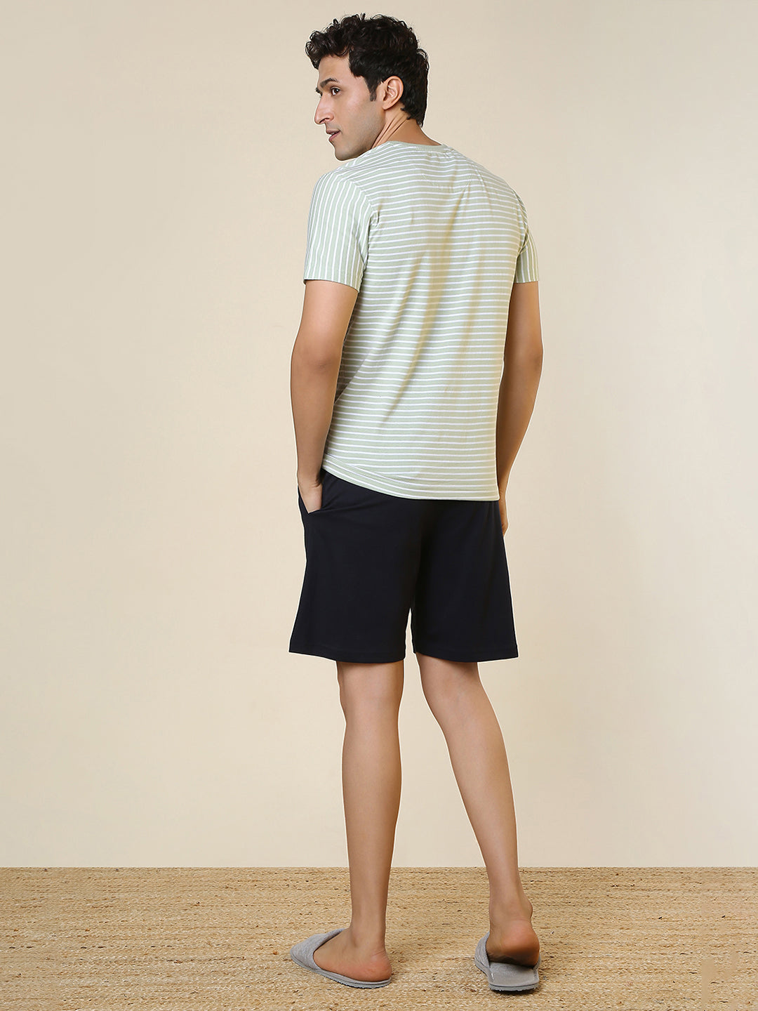 Sleepz Men Multi-Colour Solid Cotton Garment Kit