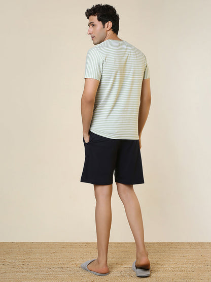 Sleepz Men Multi-Colour Solid Cotton Garment Kit