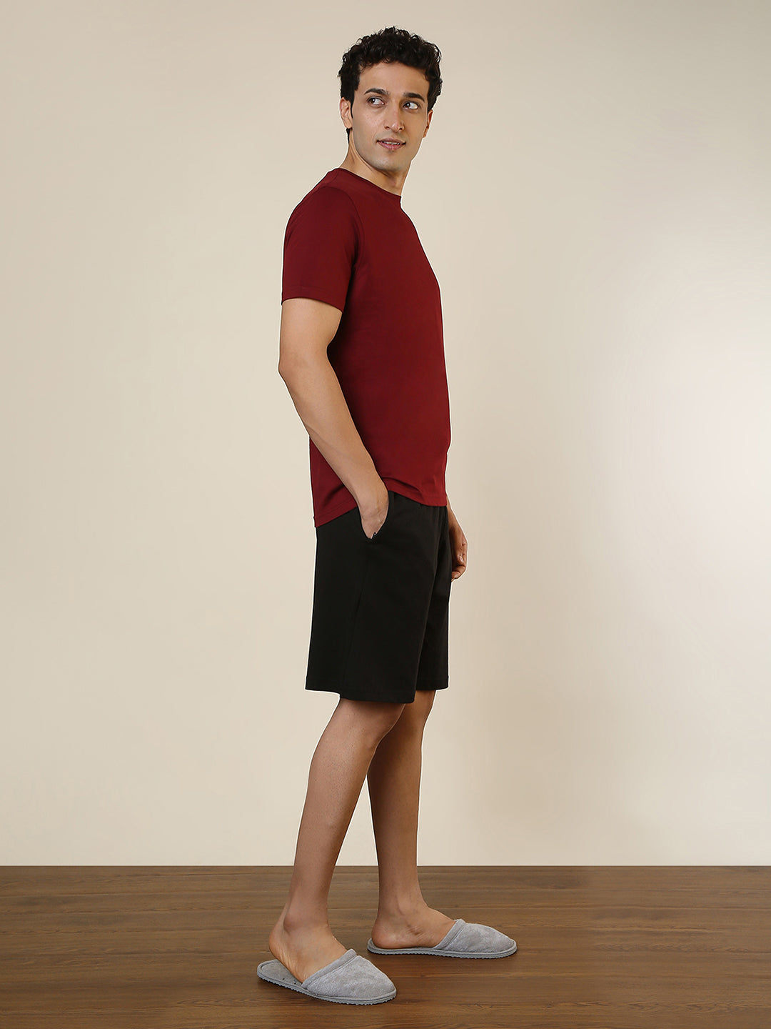 Sleepz Men Multi-Colour Solid Cotton Garment Kit