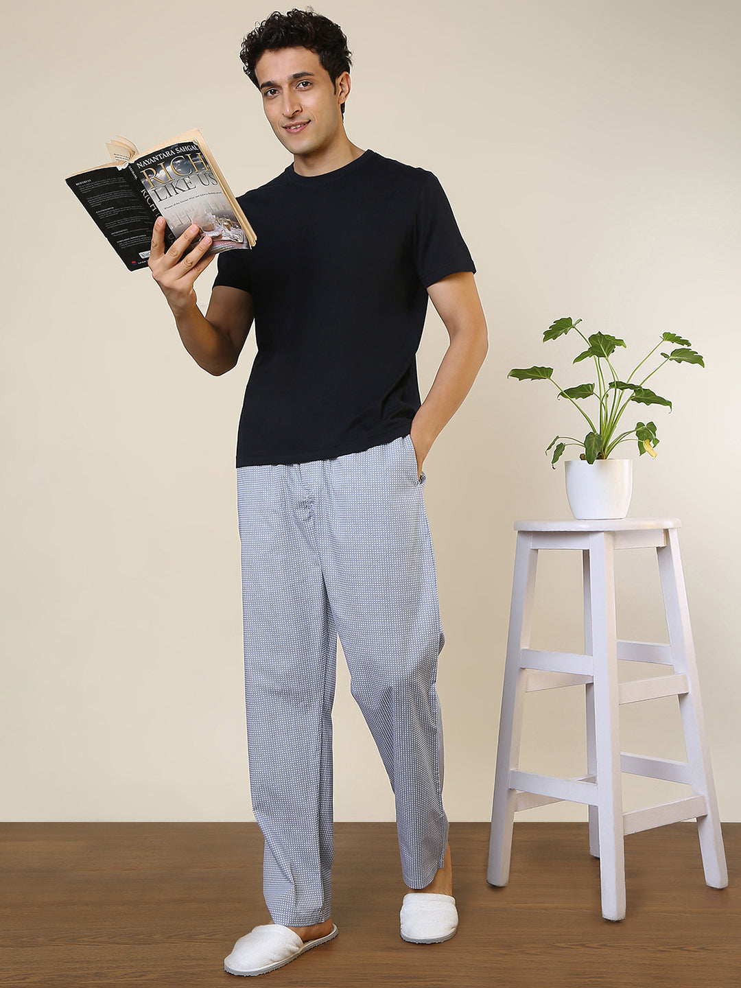 Sleepz Men Multi-Colour Printed Cotton Garment Kit