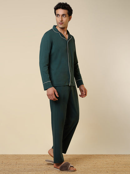 Sleepz Men Multi-Colour Solid Cotton Blend Garment Kit