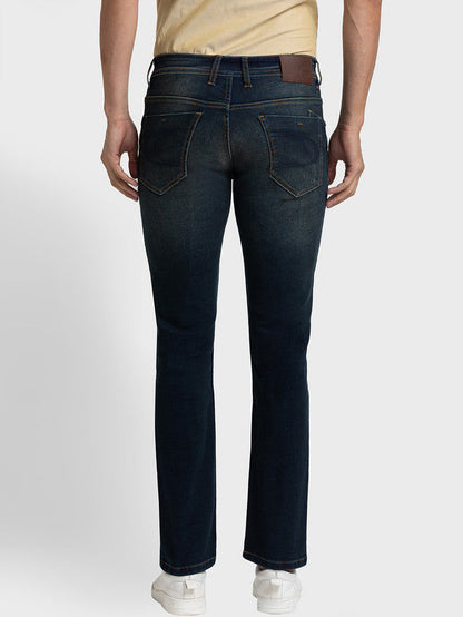 Colorplus Men Brown Yarn Dyed Tapered Fit Jeans