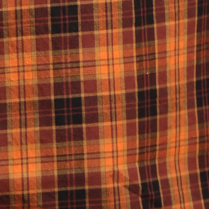 Men Brown Regular Fit Checks Cotton Full Sleeves Shirts