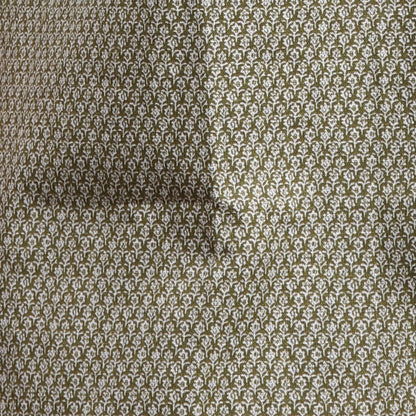 Men Green Regular Fit Print Cotton Full Sleeves Shirts