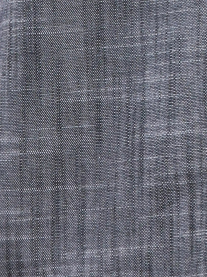 Colorplus Men Grey Tailored Fit Solid Cotton Half Sleeve Shirts