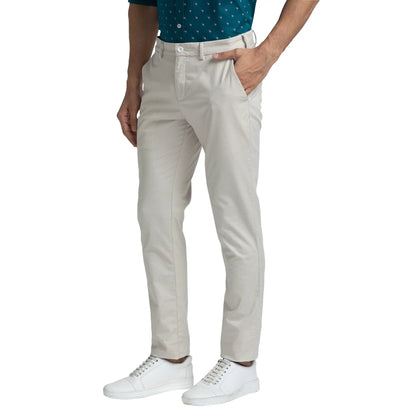 Men Fawn Nuvo Fit Print Cotton Blend Trouser
