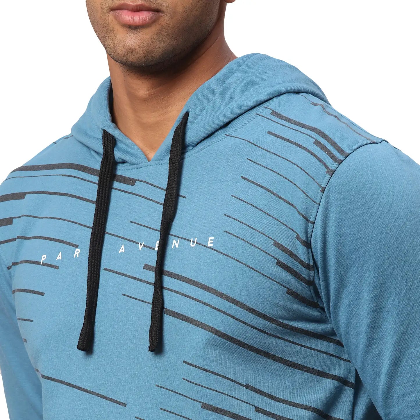 Men Grey Slim Fit Print Polyester Blend Sweatshirts