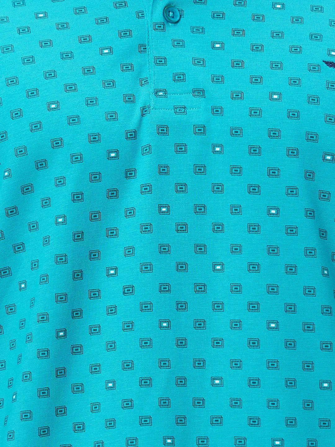 Men Green Slim Fit Print Cotton T-Shirt