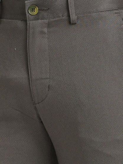 Park Avenue Green Printed Neo Fit Cotton Blend Trouser