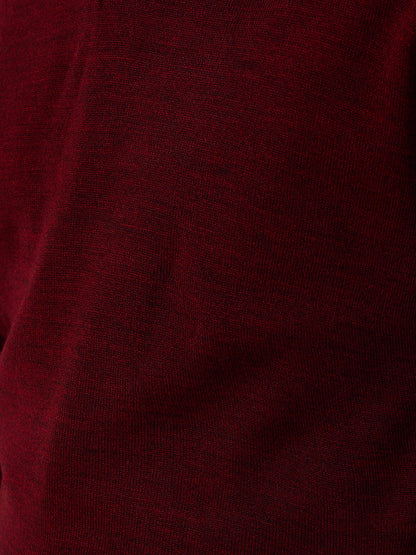 Park Avenue Men Blue Structure Regular Fit Acro Blend Full Sleeve V Neck Collar Sweater