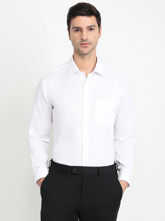 Park Avenue Men Yellow Checks Regular Fit Cotton Full Sleeve Ainsley Collar Formal Shirt