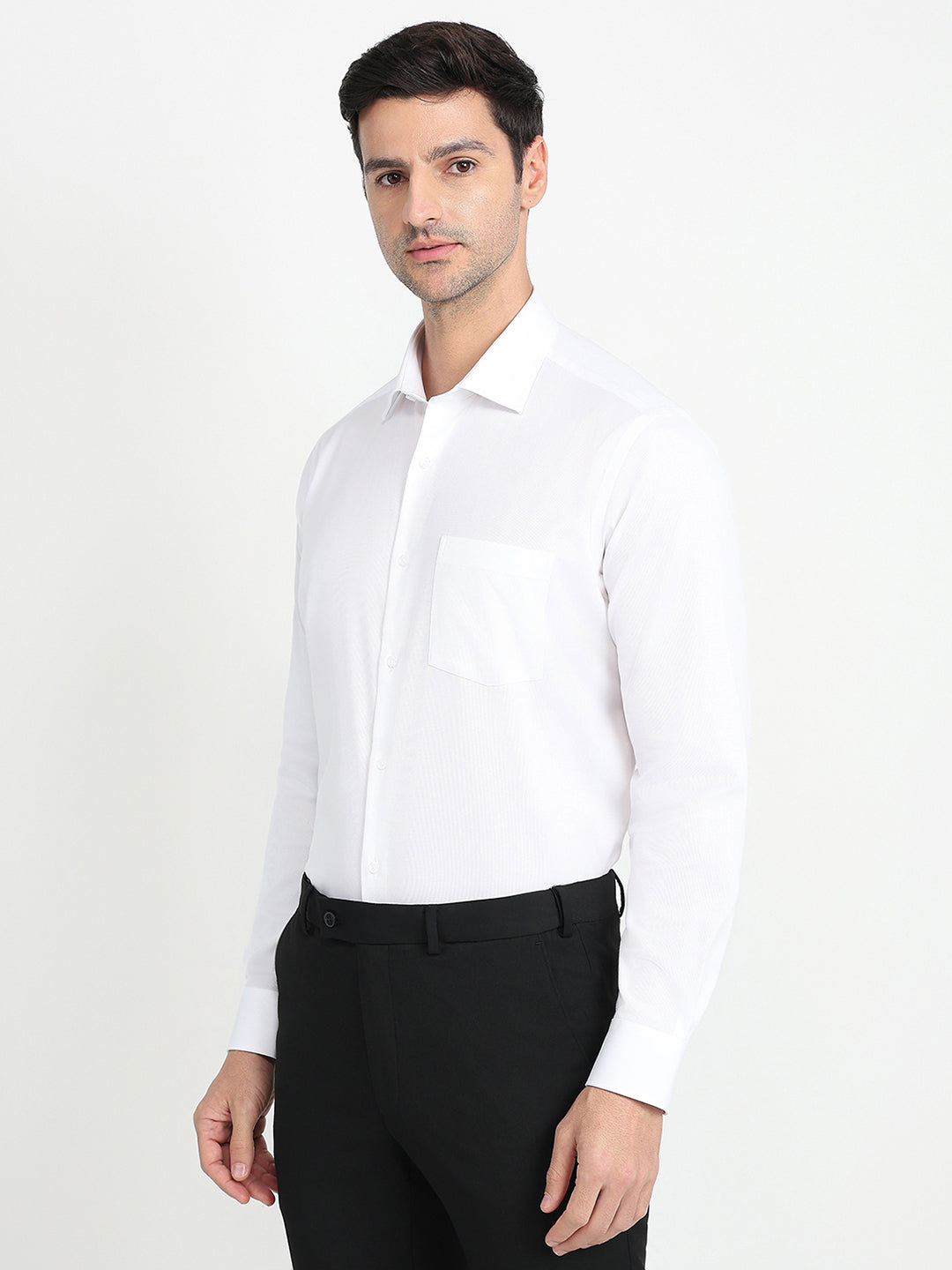 Park Avenue Men Yellow Checks Regular Fit Cotton Full Sleeve Ainsley Collar Formal Shirt