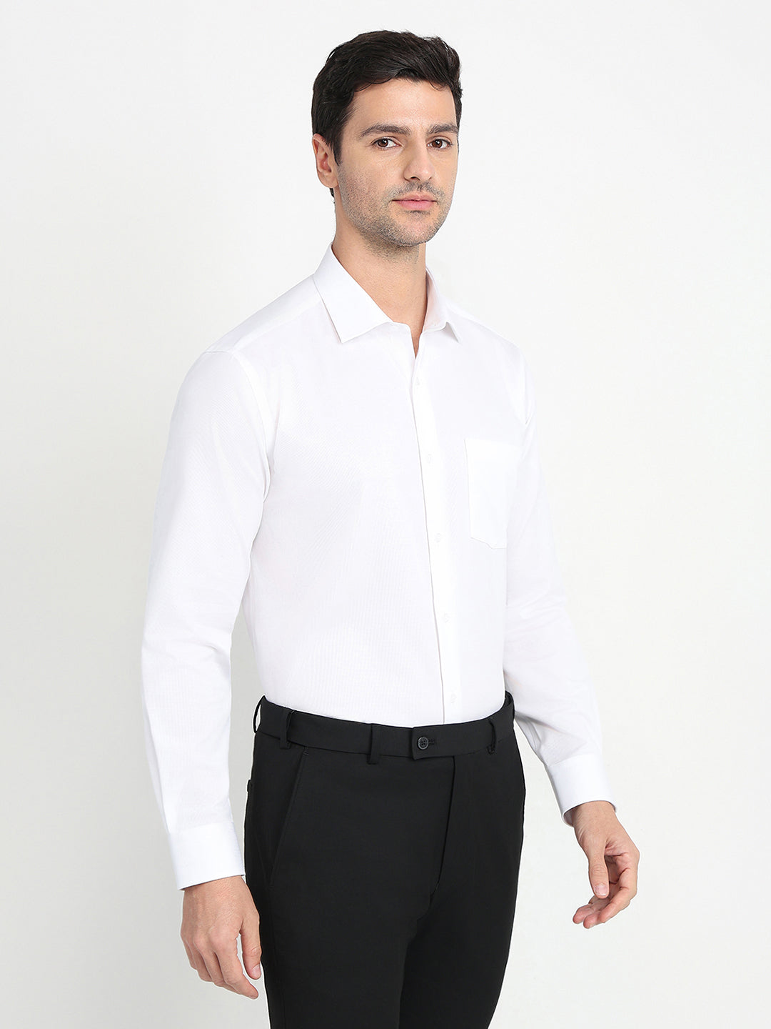 Park Avenue Men Yellow Checks Regular Fit Cotton Full Sleeve Ainsley Collar Formal Shirt