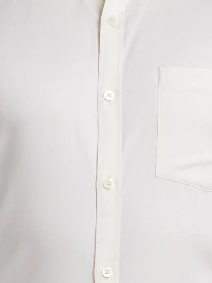 Men Yellow Slim Fit Solid  Cotton   Shirts