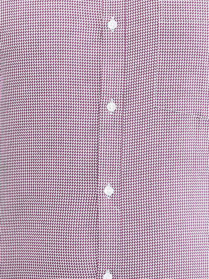 Park Avenue Purple Structure Slim Fit Cotton Formal Shirt