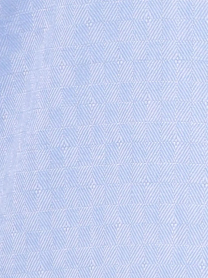 Park Avenue Men Blue Slim Fit Structure Cotton Formal Shirt