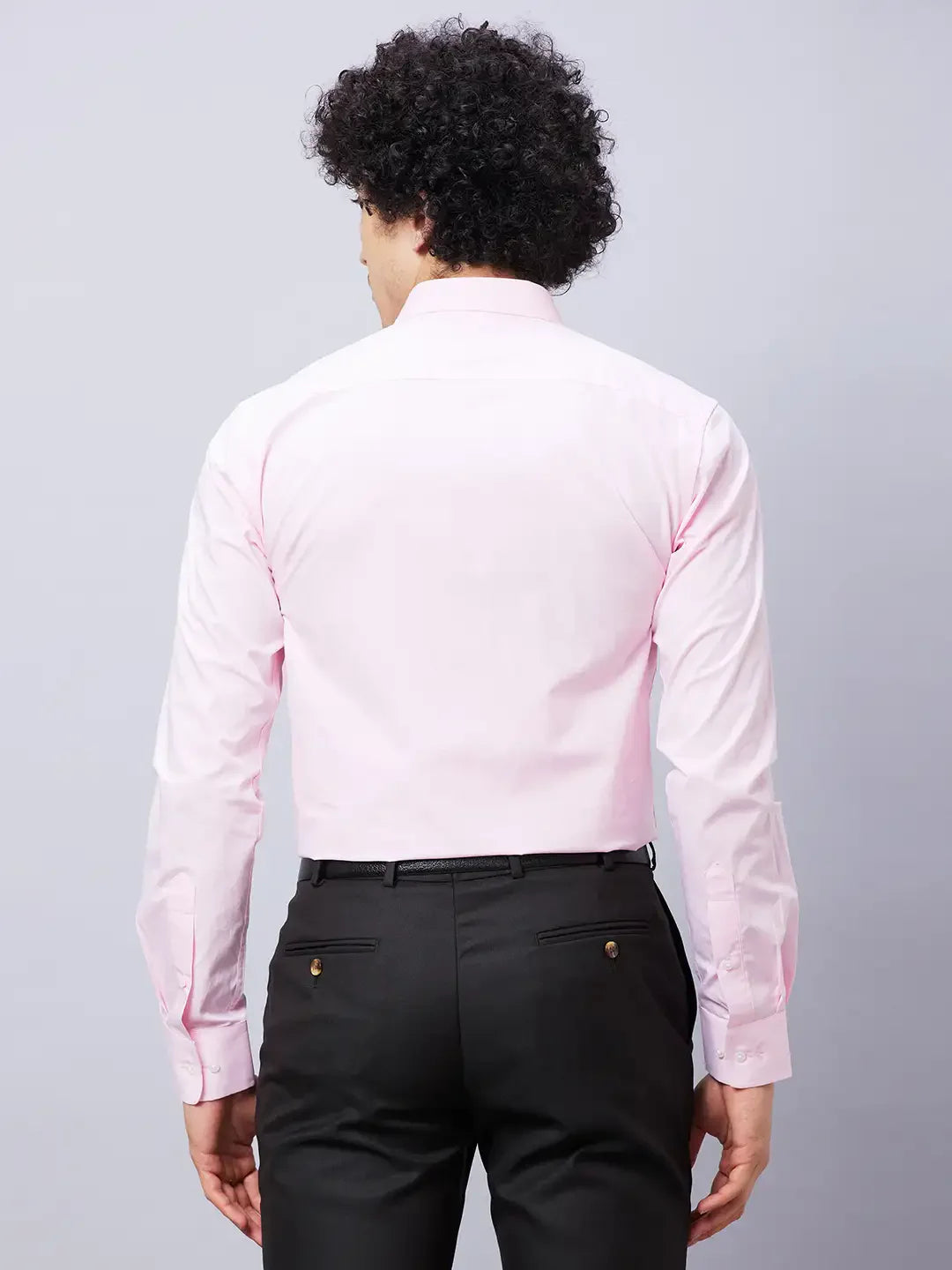 Park Avenue Men Red Solid Slim Fit Cotton Shirts