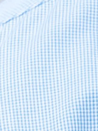 Park Avenue Men Blue Structure Slim Fit Cotton Shirts