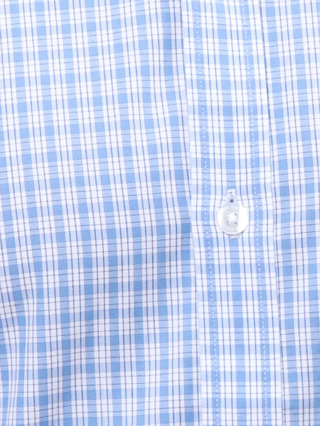 Park Avenue Men Blue Slim Fit Checks Cotton Shirts