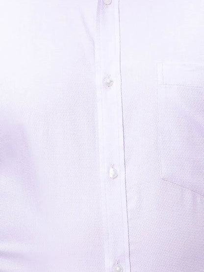 Park Avenue Men Purple Structured Slim Fit Cotton Formal Shirt