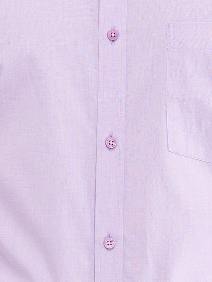 Park Avenue Purple Structure Slim Fit Full Sleeve Cotton Shirt