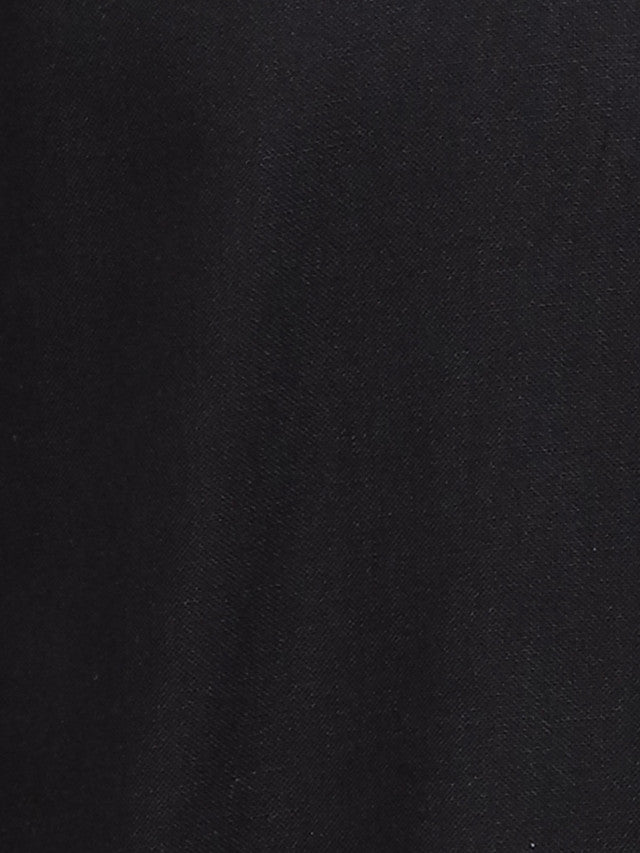 Park Avenue Black Structure Slim Fit Full Sleeve Cotton Shirt