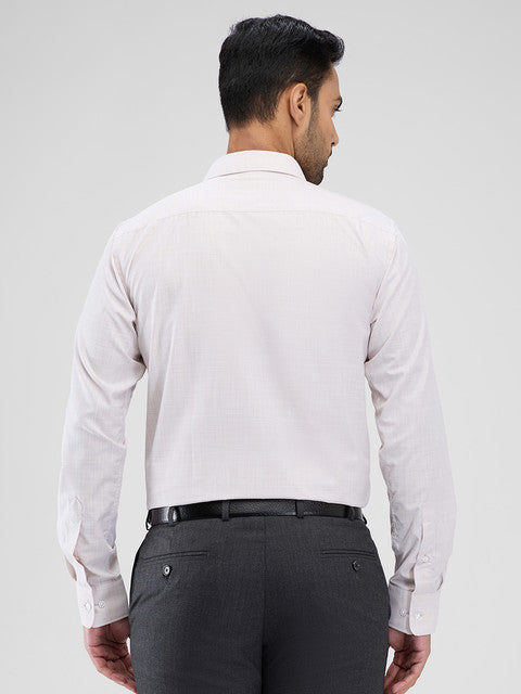 Park Avenue Men Purple Structure Slim Fit Cotton Blend Shirt