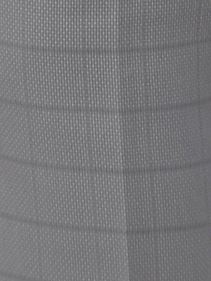 Park Avenue Men Grey Checkered Super Slim Fit Trouser