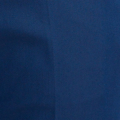 Men Blue Smart Fit Structure Polyester Blend Trouser