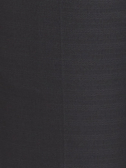 Park Avenue Black Structure Regular Fit Polyester Blend Trouser