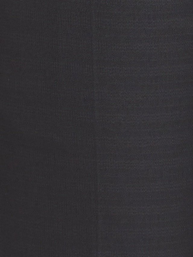 Park Avenue Black Structure Regular Fit Polyester Blend Trouser