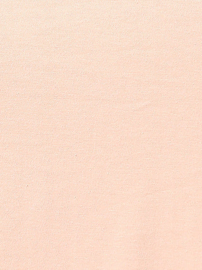 Raymond Men Pink Contemporary Fit Solid T-Shirt