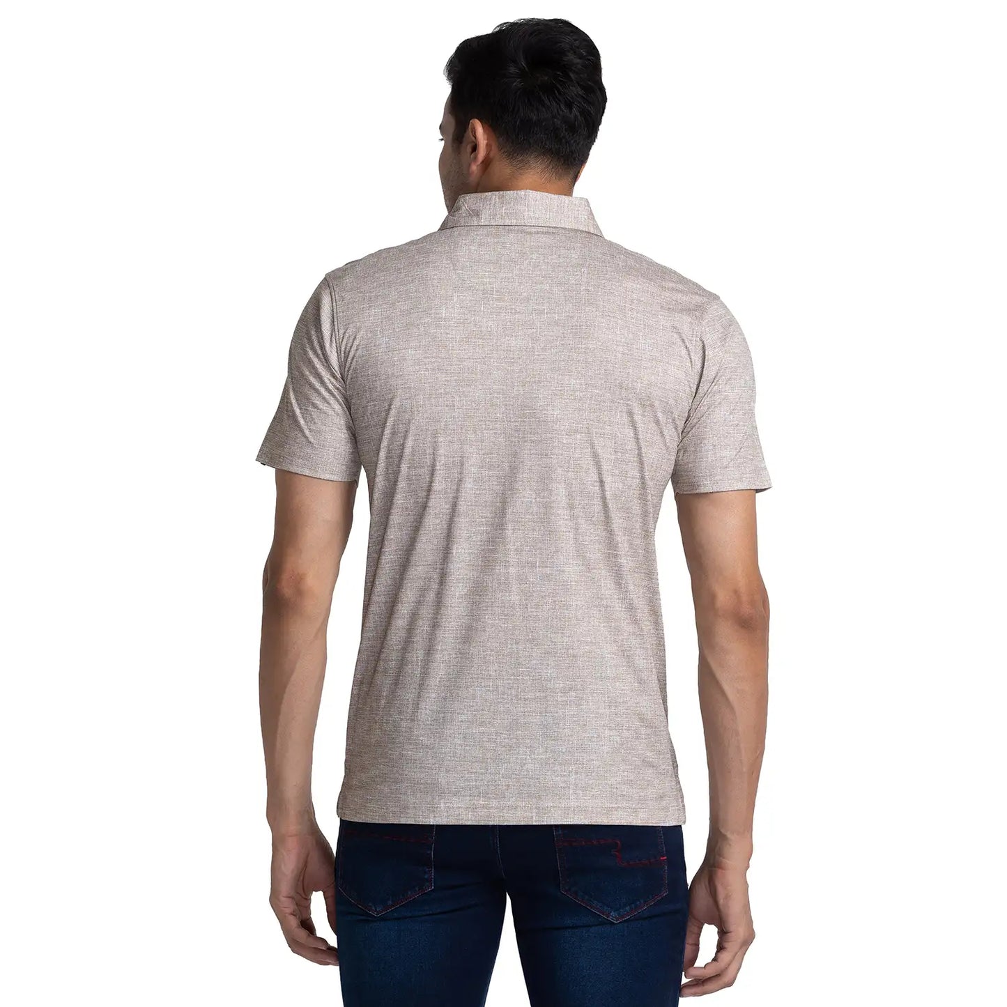 Men Blue Slim Fit Solid Cotton Blend Jeans