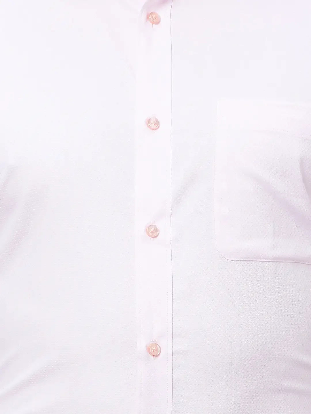 Raymond Men Pink Structured Slim Fit Cotton Formal Shirt