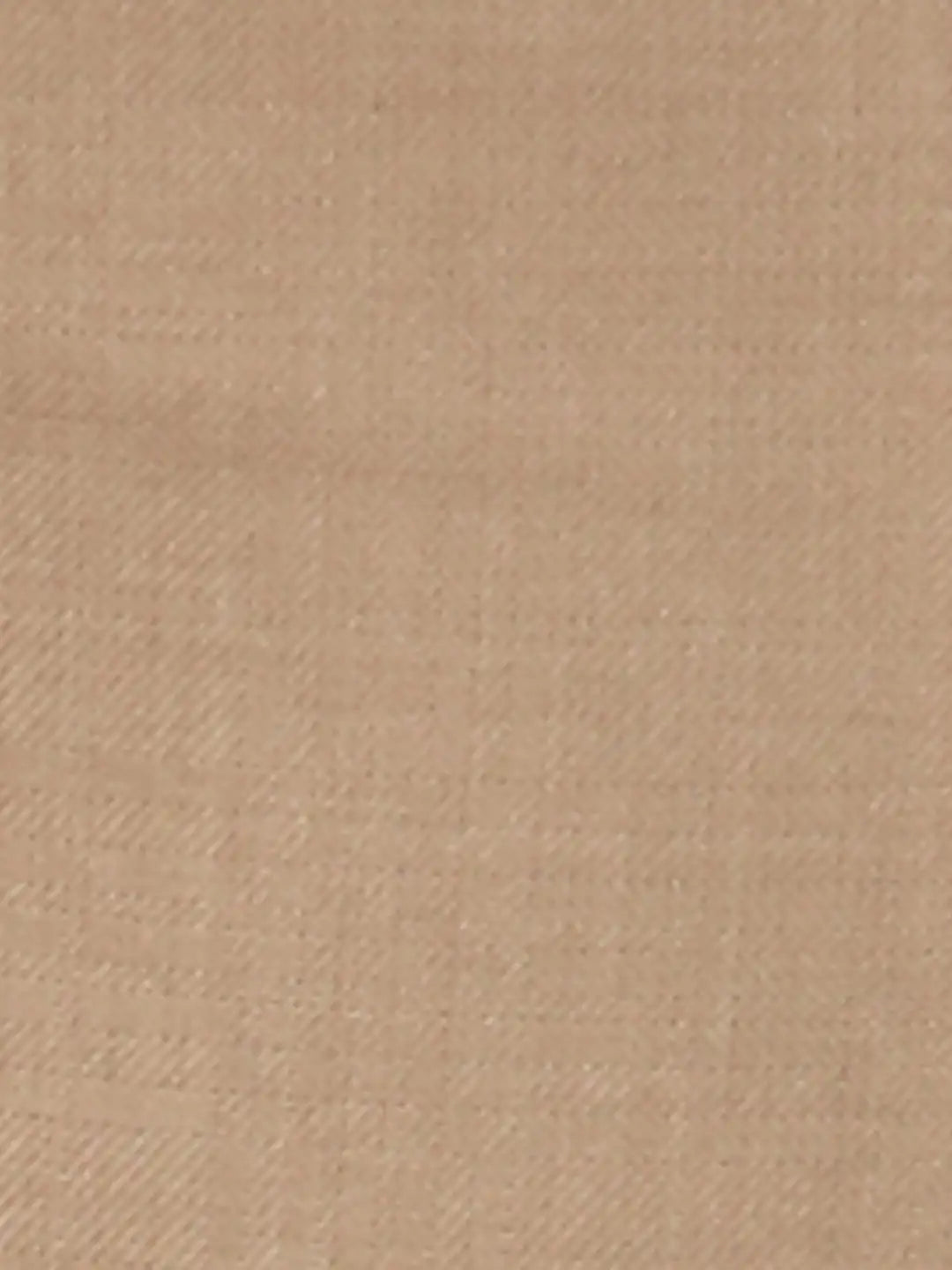 Raymond Men Brown Checks Contemporary Fit Polyester Blend Trouser