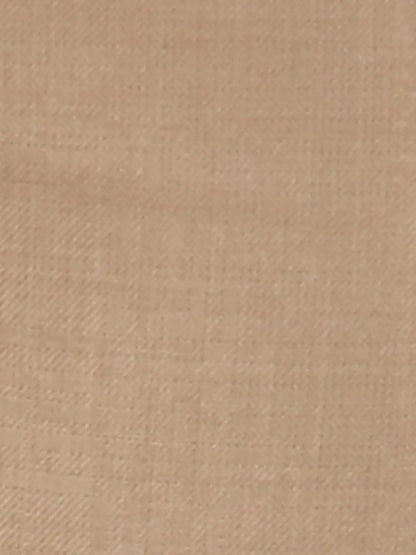 Raymond Men Brown Checks Contemporary Fit Polyester Blend Trouser