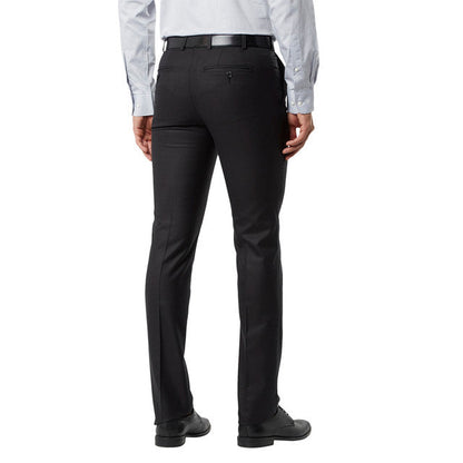 Raymond Black Slim Fit Polyester Blend Trouser