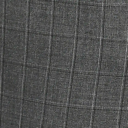 Men Grey Slim Fit Checks Polyester Blend Trouser