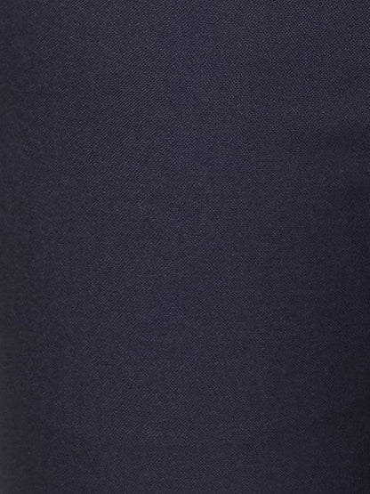 Raymond Men Blue Slim Fit Solid Trouser