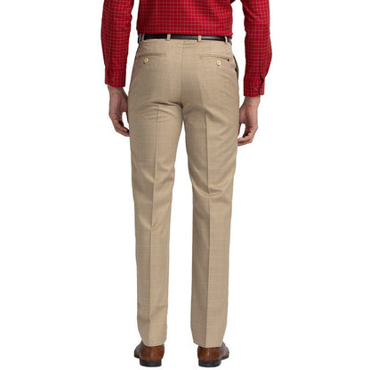 Raymond Brown Checks Contemporary Fit Polyester Blend Trouser