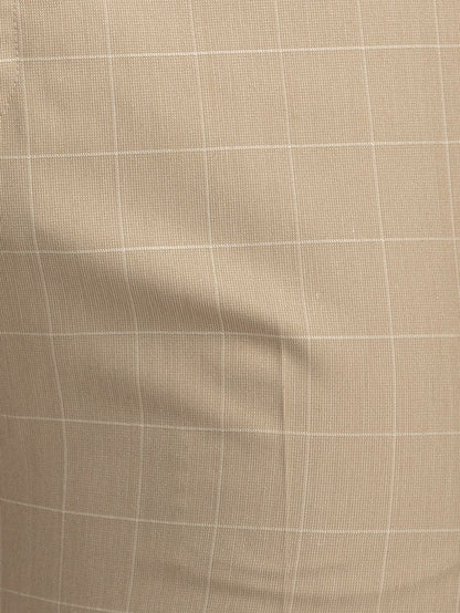 Raymond Brown Checks Contemporary Fit Polyester Blend Trouser