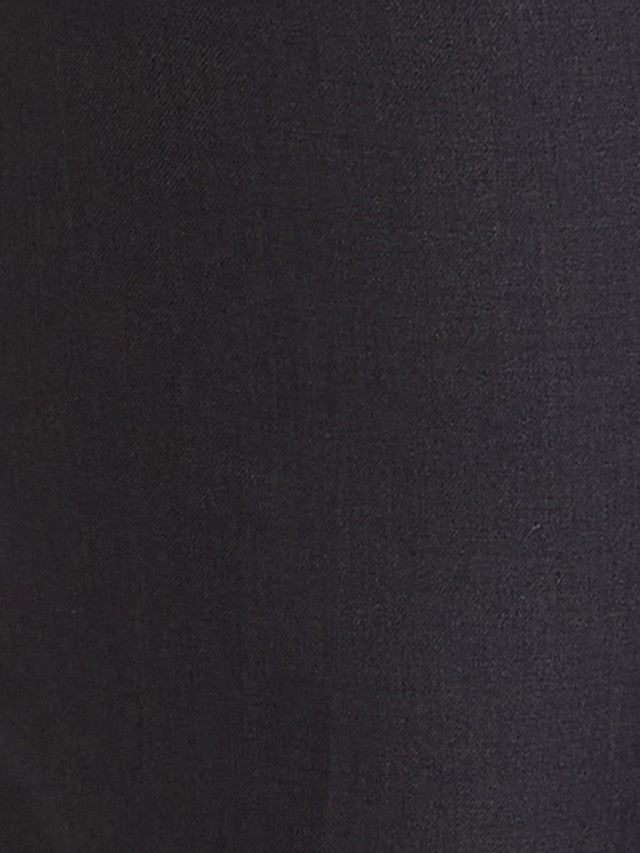 Raymond Black Solid Contemporary Fit Terylene Blend Trouser