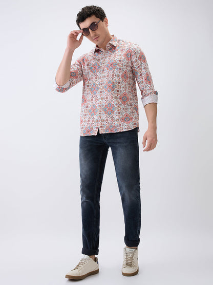 Parx Men Black Twill Low Rise Tapered Fit Cotton Blend Jeans