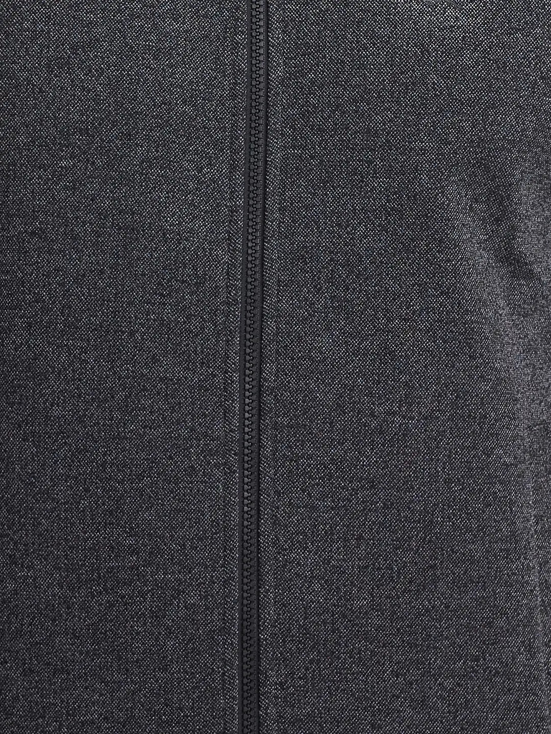 Parx Men Black Regular Fit Solid Cotton Blend Sweatshirt