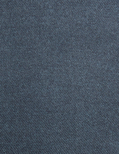 Parx Men Blue Solid Urban Fit Terylene Blend Blazer
