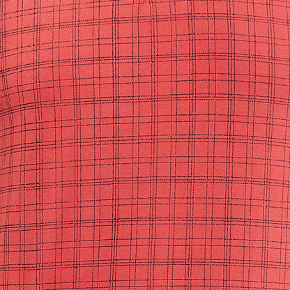 Parx Red Printed Regular Fit Cotton T-Shirt