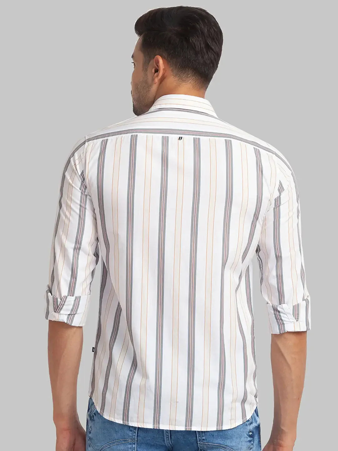 Men Green Slim Fit Checks Cotton Full Sleeve Shirts